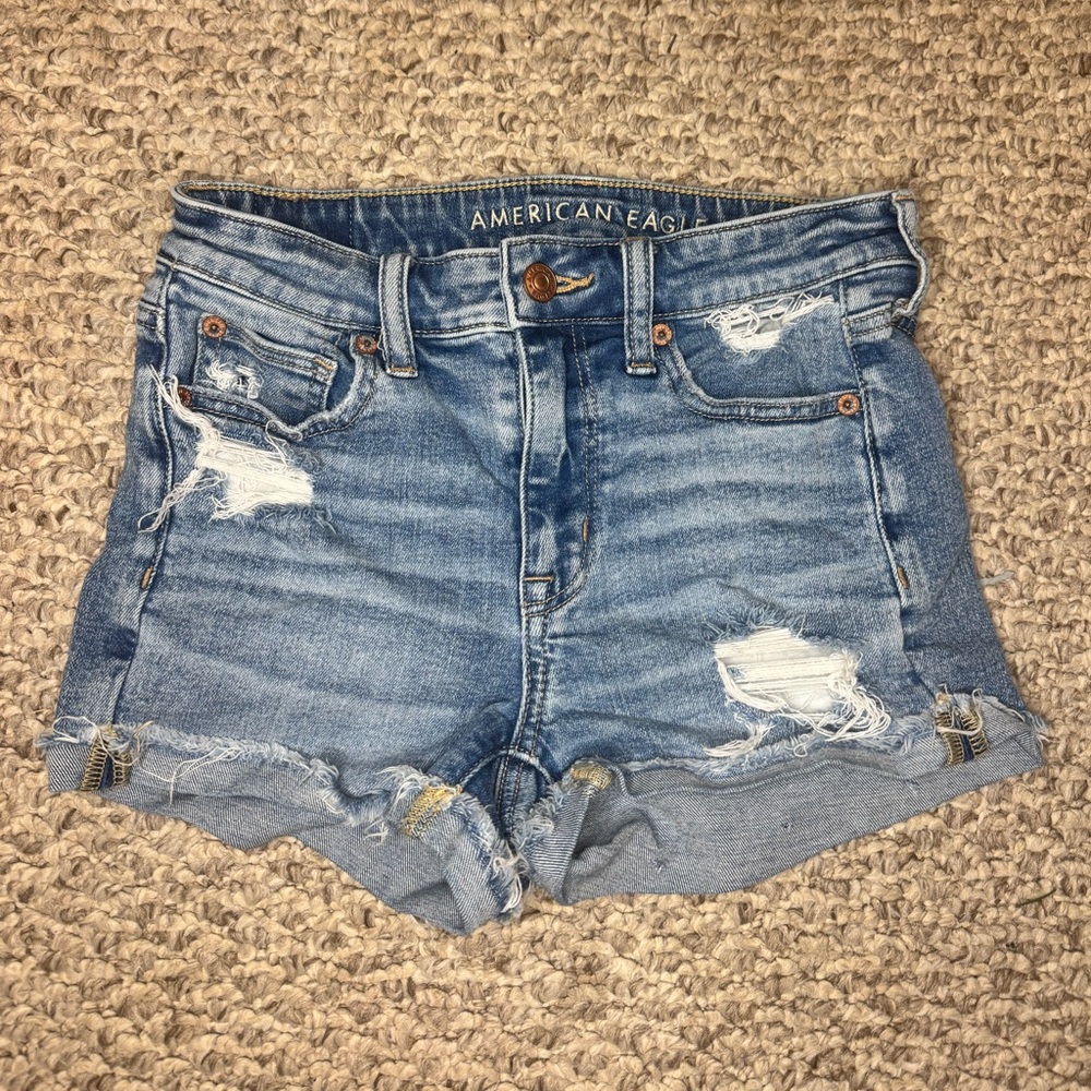 American Eagle Outfitters Hi-Rise Shortie Shorts